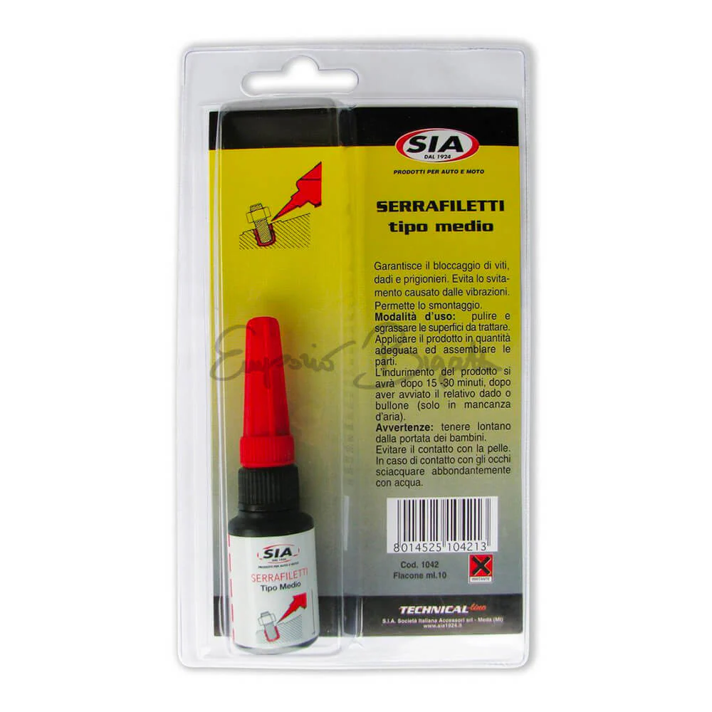 Serrafiletti tipo Medio flacone 10 ml