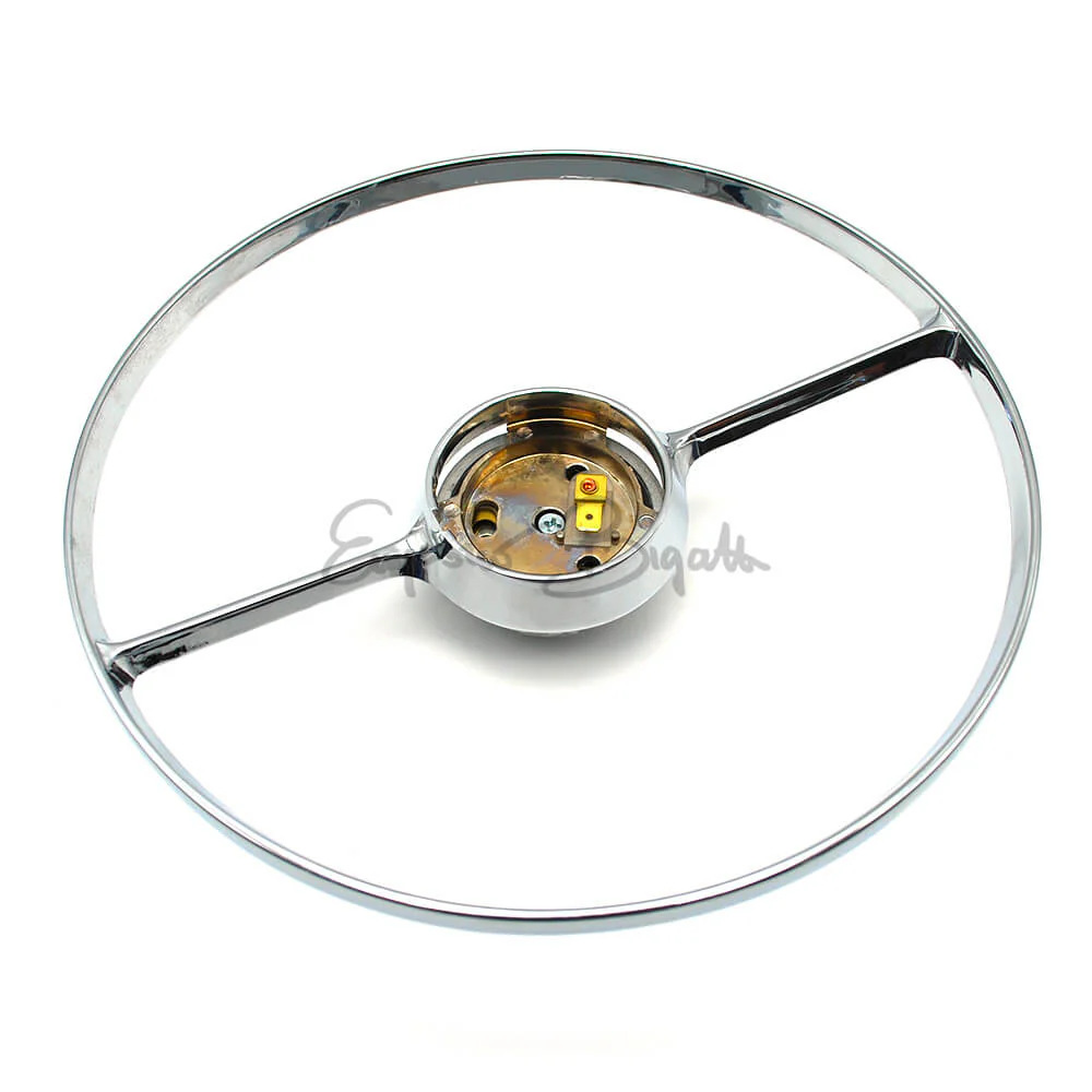 Servoclacson cromato per volante | Fiat 500 N D F R Giardiniera |