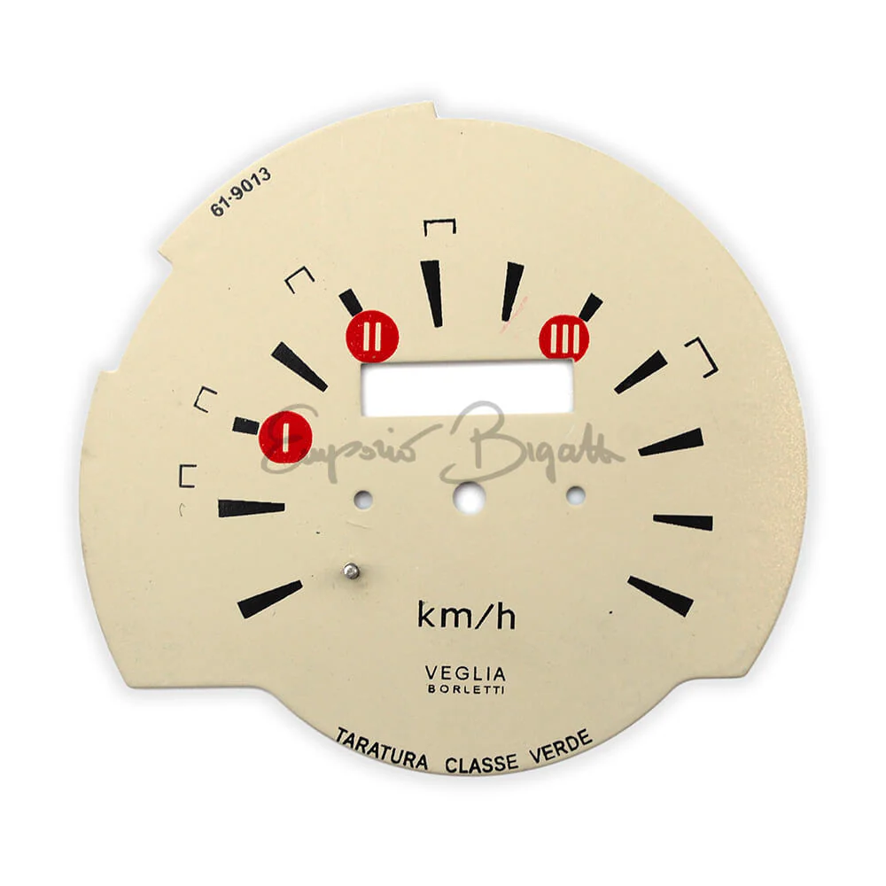 Sfondo per strumento tachimetro contachilometri scala 110 Km/h | Fiat 500 D |