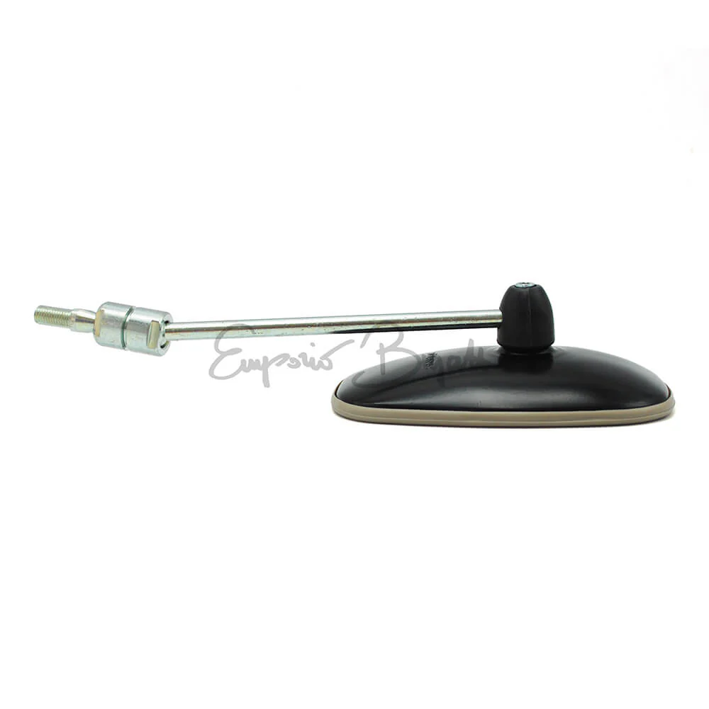 Specchietto retrovisore esterno per auto a regolazione manuale braccio zincato e base nero bordo grigio destro/sinistro DX/SX | Citroen Mehari | - Image 3