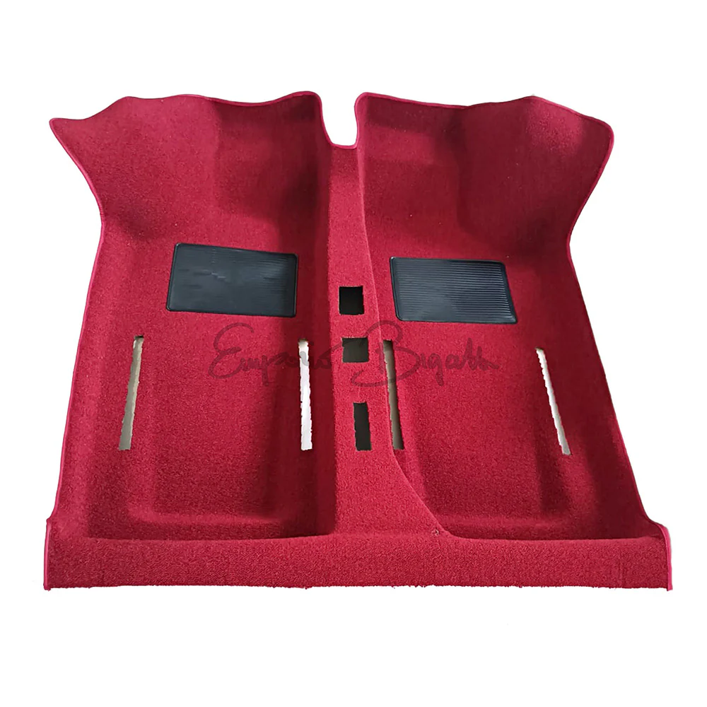 Tappeto Moquette Bouclé Rosso Originale | Fiat 500 L | Conforme ASI