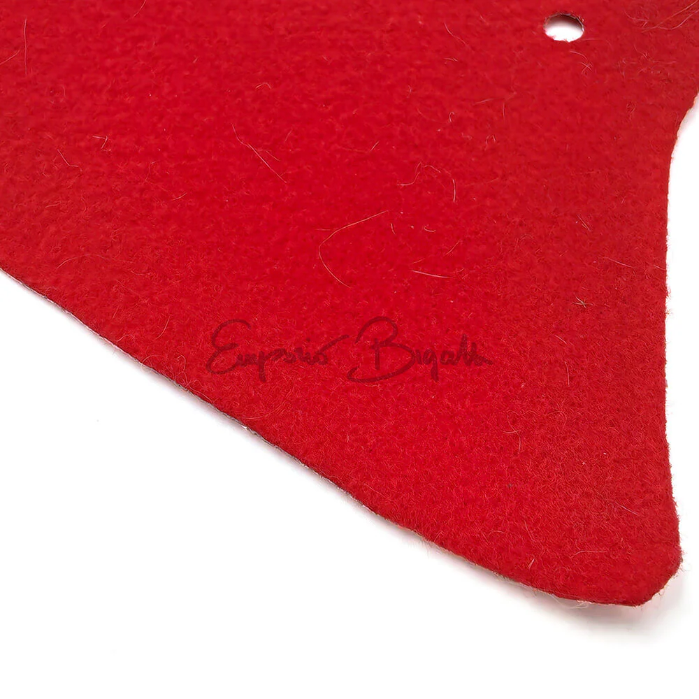 Tappeto rivestimento interno cofano anteriore in moquette Rossa | Fiat 500 F L R Giardiniera | - Image 2