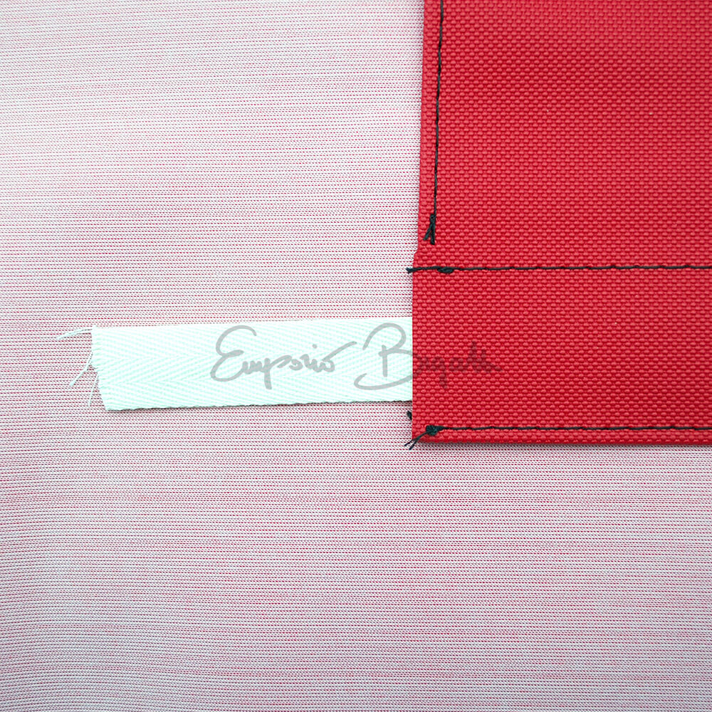 Telo capote rosso | Fiat 500 Giardiniera | - Image 3