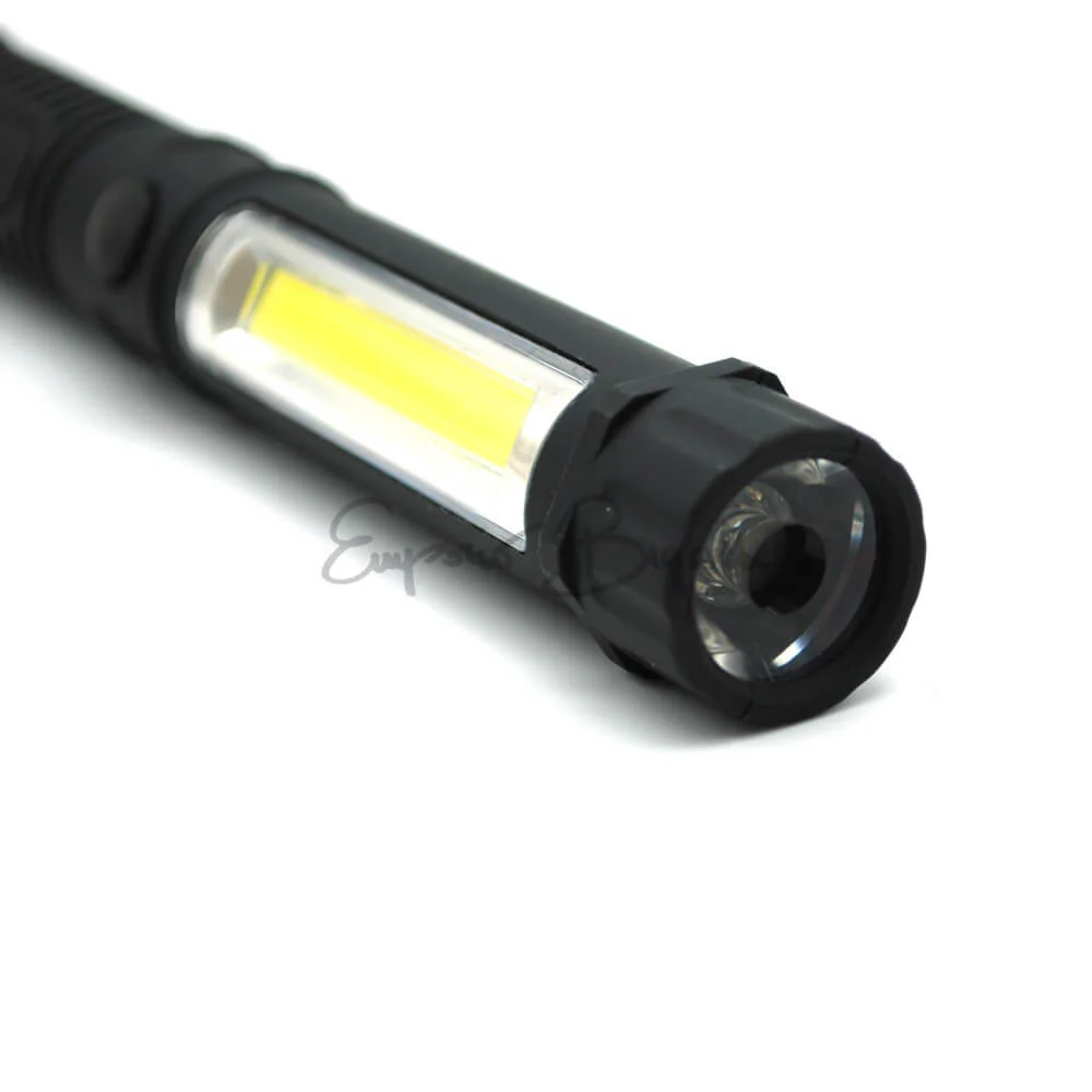 Torcia da lavoro Magnetica con Led Laterale e Frontale + 4 batterie AAA Duracell - Image 2