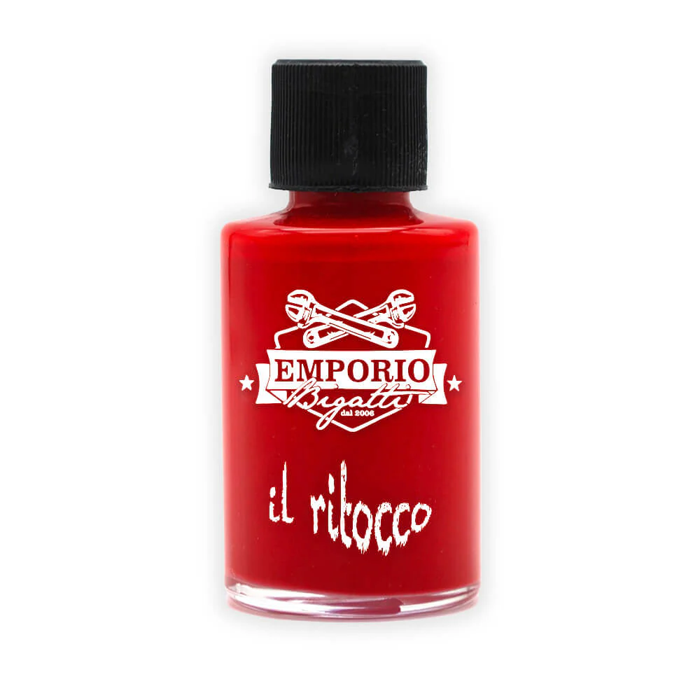 Vernice colore n. 115 Rosso per ritocchi carrozzeria Fiat 500 - 30 ml
