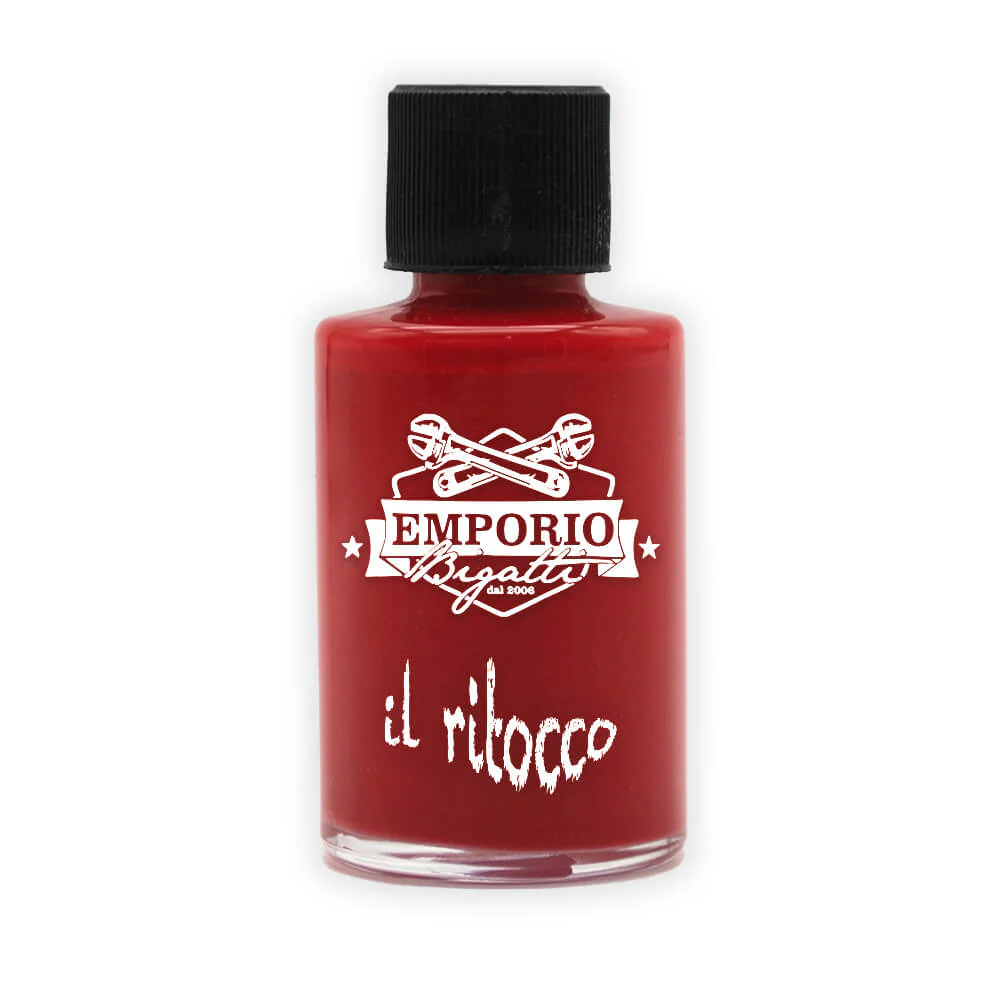 Vernice colore n. 163 Rosso Ossido per ritocchi carrozzeria Fiat 500 - 30 ml