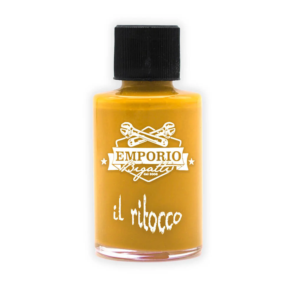 Vernice colore n. 208 Giallo Positano per ritocchi carrozzeria Autobianchi - 30 ml