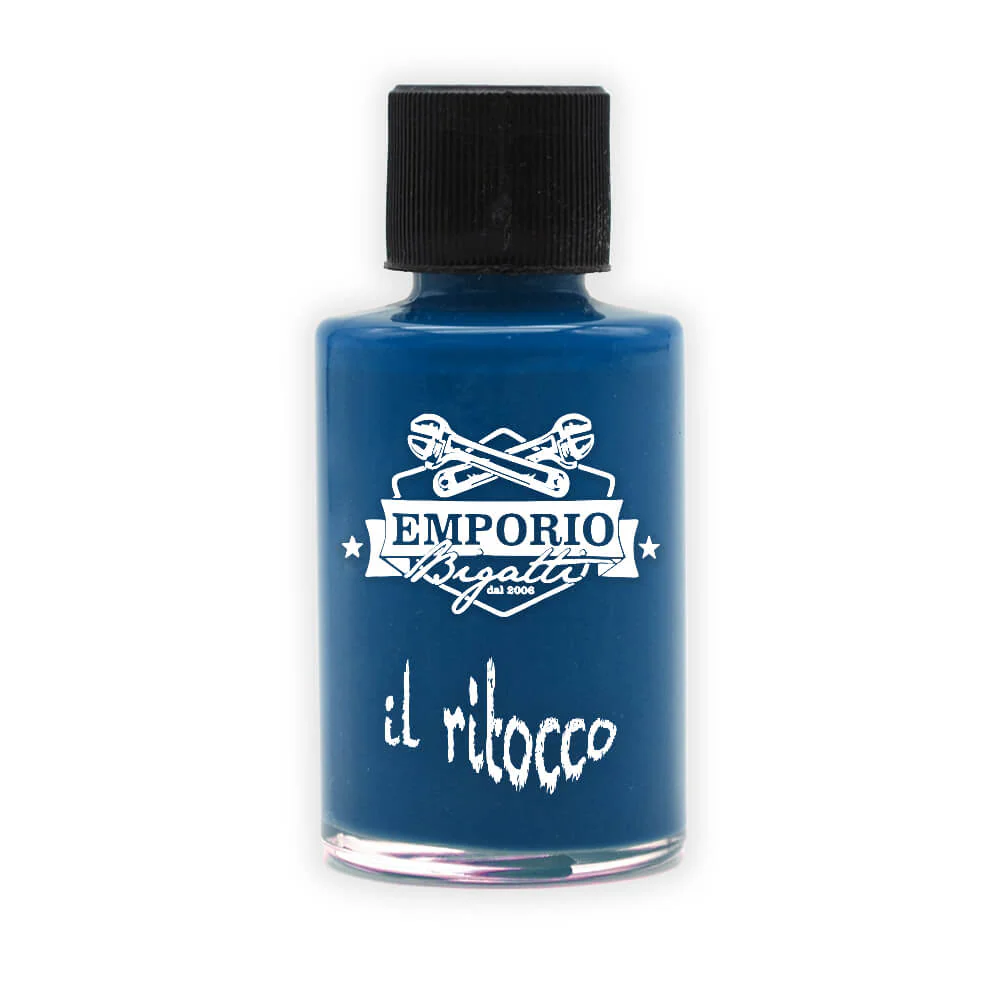 Vernice colore n. 449 Blu Medio per ritocchi carrozzeria Fiat 500 - 30 ml
