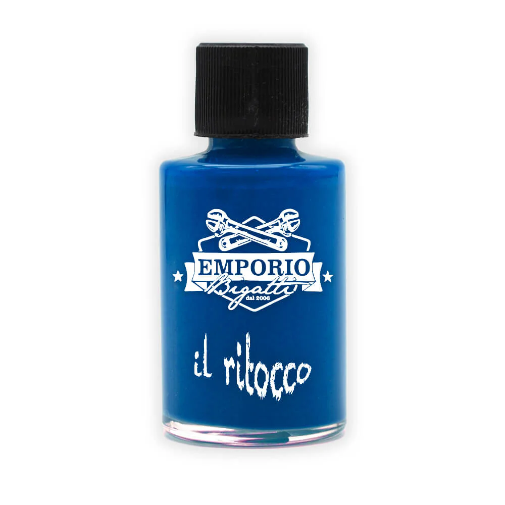 Vernice colore n. 453 Blu Medio per ritocchi carrozzeria Fiat 500 - 30 ml